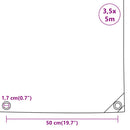 presenning 3,5x5 m 650 g/m²