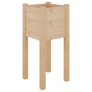 plantekasse 31x31x70 cm massivt fyrretræ