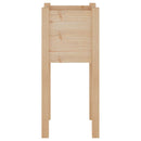 plantekasser 2 stk. 31x31x70 cm massivt fyrretræ