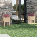 plantekasser 2 stk. 40x40x70 cm massivt fyrretræ