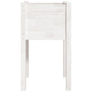 plantekasse 40x40x70 cm massivt fyrretræ hvid