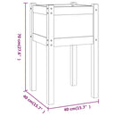 plantekasse 50x50x70 cm massivt fyrretræ