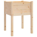 plantekasser 2 stk. 50x50x70 cm massivt fyrretræ
