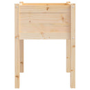 plantekasser 2 stk. 50x50x70 cm massivt fyrretræ