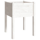 plantekasse 50x50x70 cm massivt fyrretræ hvid