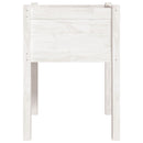 plantekasse 50x50x70 cm massivt fyrretræ hvid