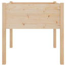 plantekasser 2 stk. 70x70x70 cm massivt fyrretræ
