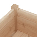 plantekasser 2 stk. 70x70x70 cm massivt fyrretræ