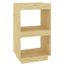 bogreol 40x35x71 cm massivt fyrretræ