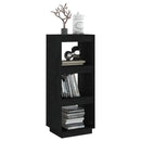 bogreol/rumdeler 40x35x103 cm massivt fyrretræ sort