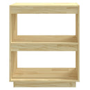 bogreol 60x35x71 cm massivt fyrretræ