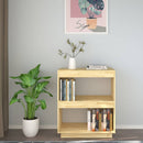 bogreol 60x35x71 cm massivt fyrretræ