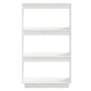 bogreol/rumdeler 60x35x103 cm massivt fyrretræ hvid
