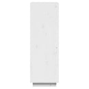 bogreol/rumdeler 60x35x103 cm massivt fyrretræ hvid