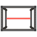 stel til arbejdsbænk 70x50x79 cm metal mat sort og mat rød