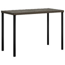 sofasæt med hynder 5 dele L-facon polyrattan brun
