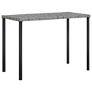 sofasæt med hynder 5 dele L-facon polyrattan grå