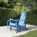 Adirondack-havestol HDPE blå
