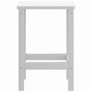 Adirondack-havebord 38x38x46 HDPE hvid