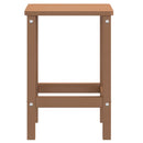Adirondack-havebord 38x38x46 HDPE brun