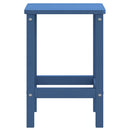 Adirondack-havebord 38x38x46 HDPE blå