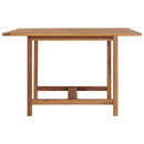 havebord 110x110x75 cm massivt teaktræ