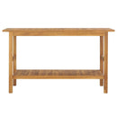 badeværelsesmøbel 132x45x75 cm massivt teaktræ