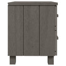 sengeskab HAMAR 40x35x44,5 cm massivt fyrretræ lysegrå