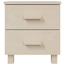 sengeskab HAMAR 2 stk. 40x35x44,5 cm fyrretræ honningfarvet