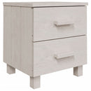 sengeskab HAMAR 2 stk. 40x35x44,5 cm massivt fyrretræ hvid