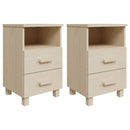 sengeskab HAMAR 2 stk. 40x35x62 cm fyrretræ honningfarvet