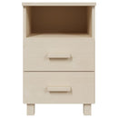 sengeskab HAMAR 2 stk. 40x35x62 cm fyrretræ honningfarvet