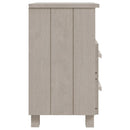 sengeskab HAMAR 2 stk. 40x35x62 cm massivt fyrretræ hvid