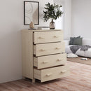 skænk HAMAR 79x40x103,5 cm massivt fyrretræ honningbrun