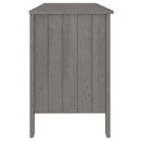 skrivebord HAMAR 113x50x75 cm massivt fyrretræ lysegrå