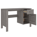 skrivebord HAMAR 113x50x75 cm massivt fyrretræ lysegrå