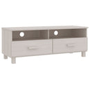 tv-skab HAMAR 106x40x40 cm massivt fyrretræ hvid