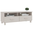 tv-skab HAMAR 106x40x40 cm massivt fyrretræ hvid