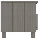 tv-skab HAMAR 106x40x40 cm massivt fyrretræ lysegrå