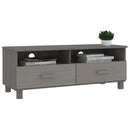 tv-skab HAMAR 106x40x40 cm massivt fyrretræ lysegrå