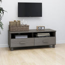 tv-skab HAMAR 106x40x40 cm massivt fyrretræ lysegrå