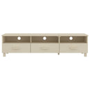 tv-skab HAMAR 158x40x40 cm massivt fyrretræ honningbrun