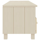 tv-skab HAMAR 158x40x40 cm massivt fyrretræ honningbrun