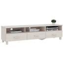 tv-skab HAMAR 158x40x40 cm massivt fyrretræ hvid