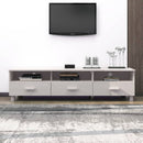 tv-skab HAMAR 158x40x40 cm massivt fyrretræ hvid