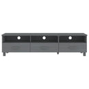 tv-skab HAMAR 158x40x40 cm massivt fyrretræ mørkegrå