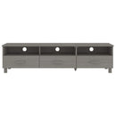 tv-skab HAMAR 158x40x40 cm massivt fyrretræ lysegrå