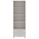 højskab HAMAR 60x35x180 cm fyrretræ hvid