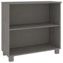 skænk HAMAR 85x35x80 cm massivt fyrretræ lysegrå