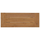 bænk 80 cm massivt teaktræ
